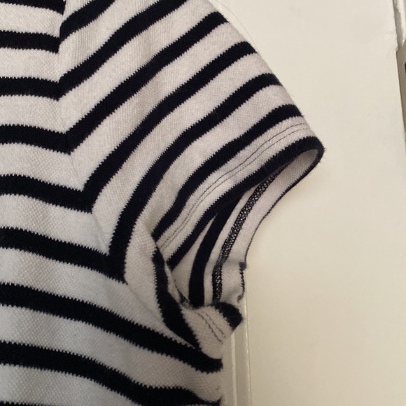 Black & White Striped Talbots Casual Dress Size XL Barely Worn - Picture 3 of 6